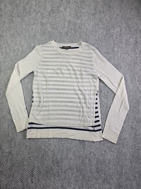Tommy Bahama Tops - Tommy Bahama 100% Linen Knit Top Womens Small Coastal Nautical Lightweight